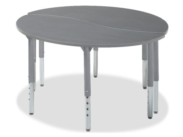Two Big Horn Ogee Cirrus tables together to form one circular table